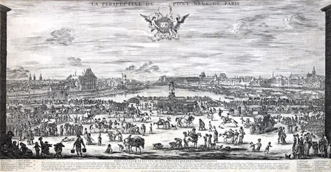 The Perspective of Pont Neuf in Paris